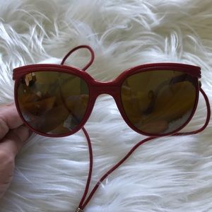 Vintage Vuarnet PX Red Sunglasses